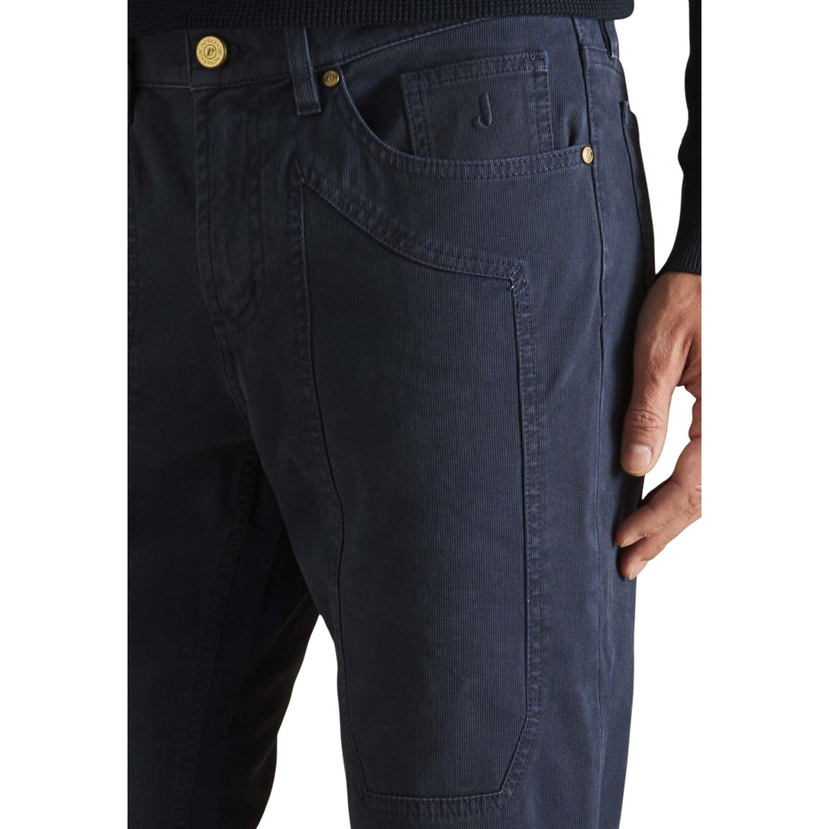 Jeckerson herenjeans blauw rits en knopen