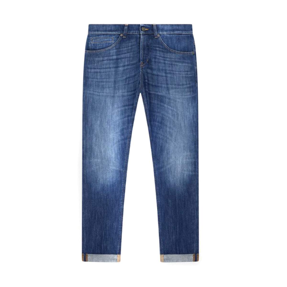 Dondup herenjeans blauw rits en knopen