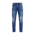 Gianni Lupo herenjeans blauw -gescheurd effect