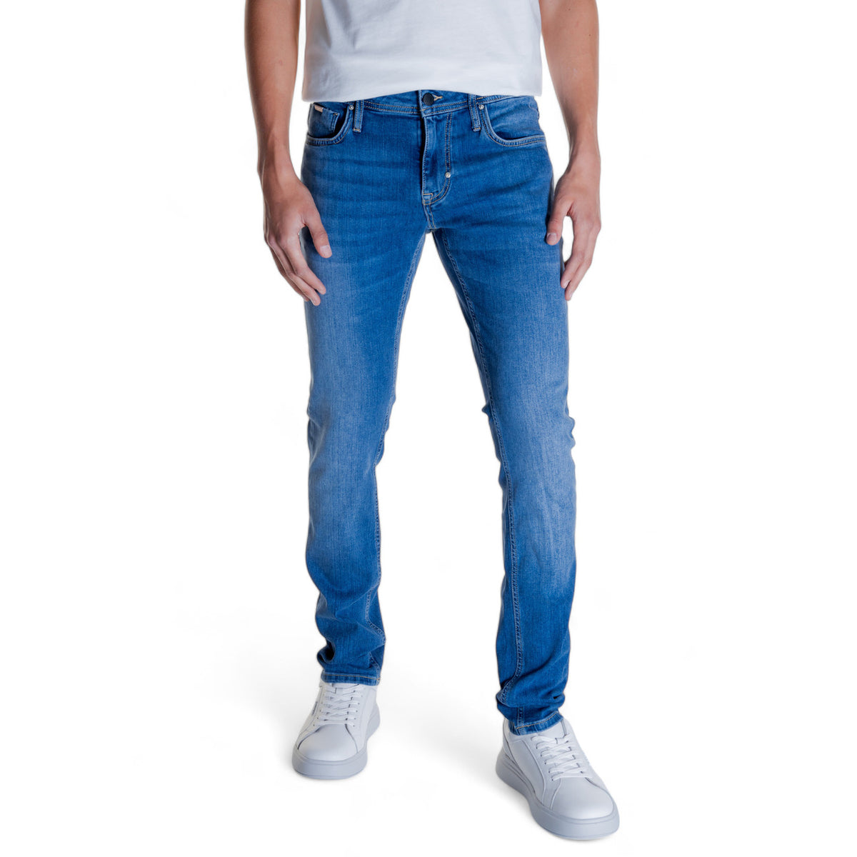 Antony Morato herenjeans blauw 98% Katoen 2% Lycra