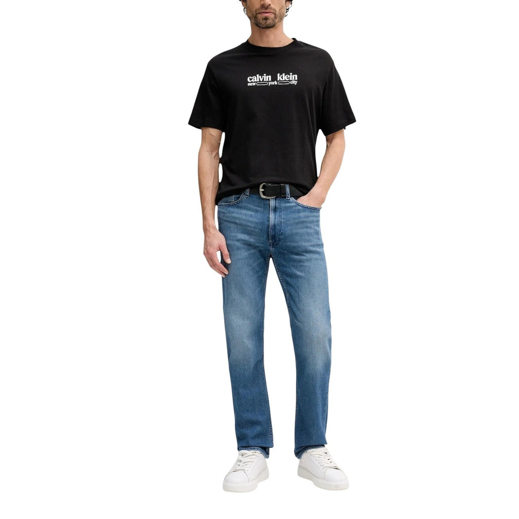 Calvin Klein Jeans herenjeans blauw 85% Katoen 2% Elastaan 13% Polyester