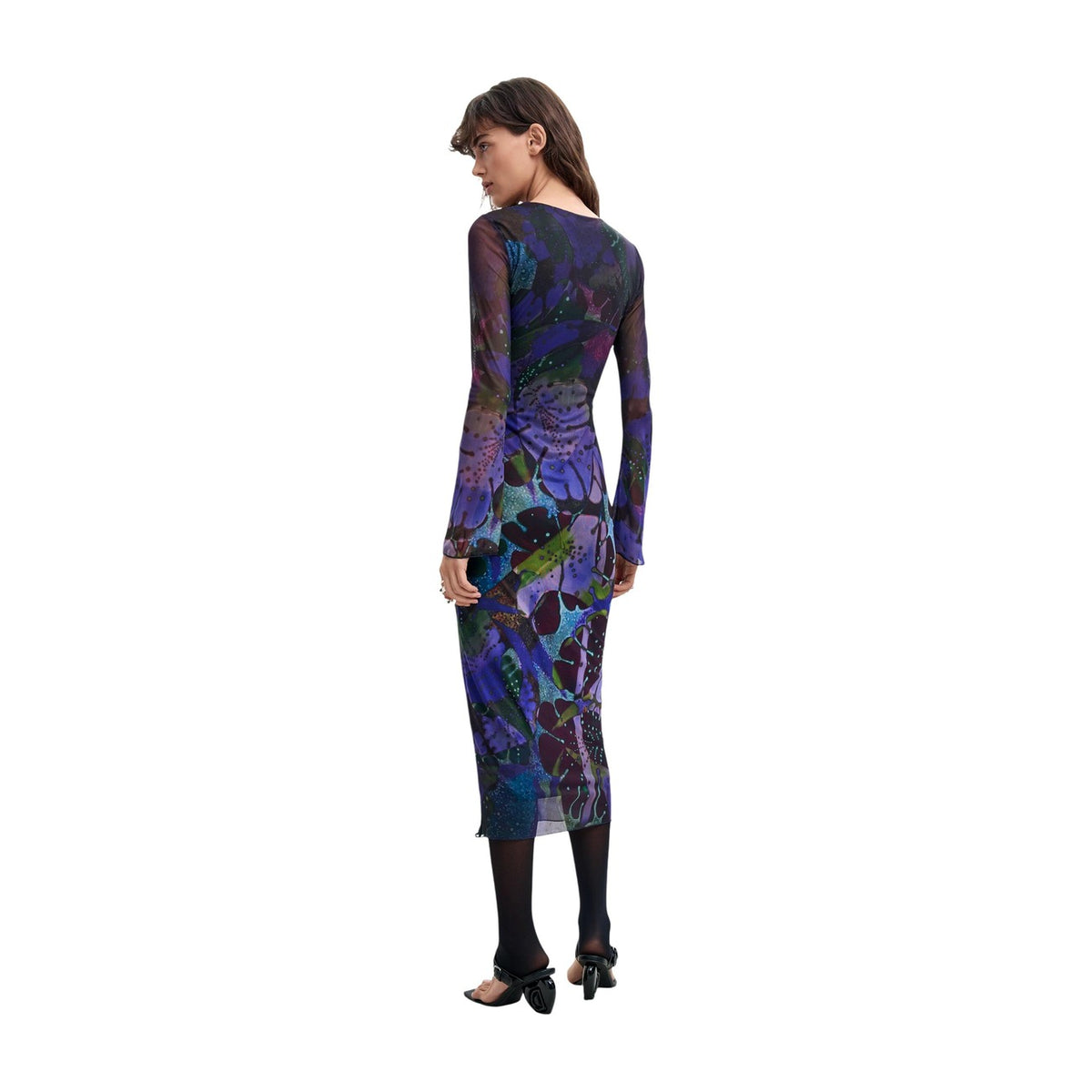 Desigual damesjurk paars - productfoto 4