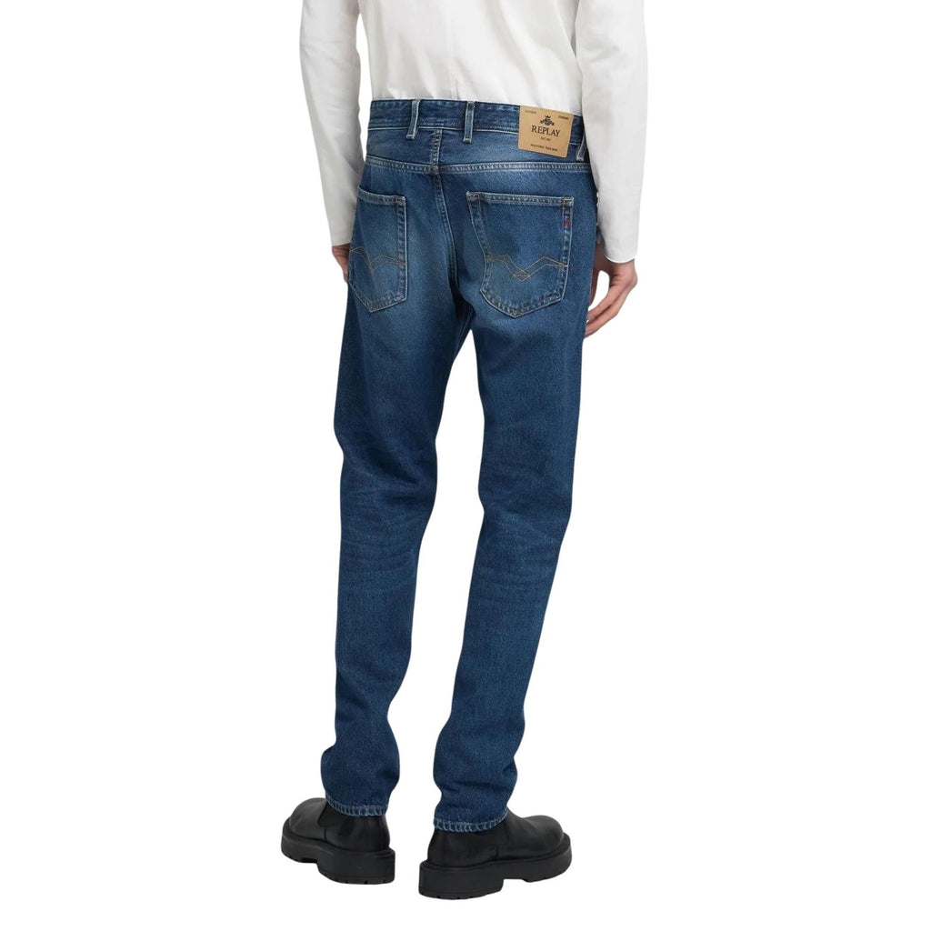 Replay herenjeans blauw 100% Katoen