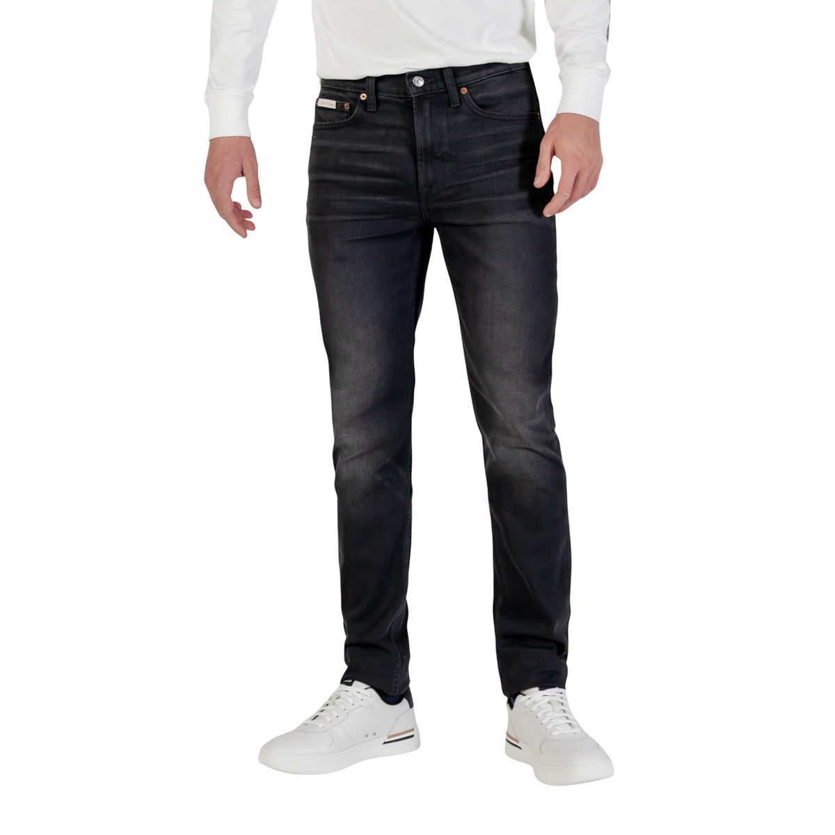 Calvin Klein Jeans herenjeans zwart voor- en achterzak