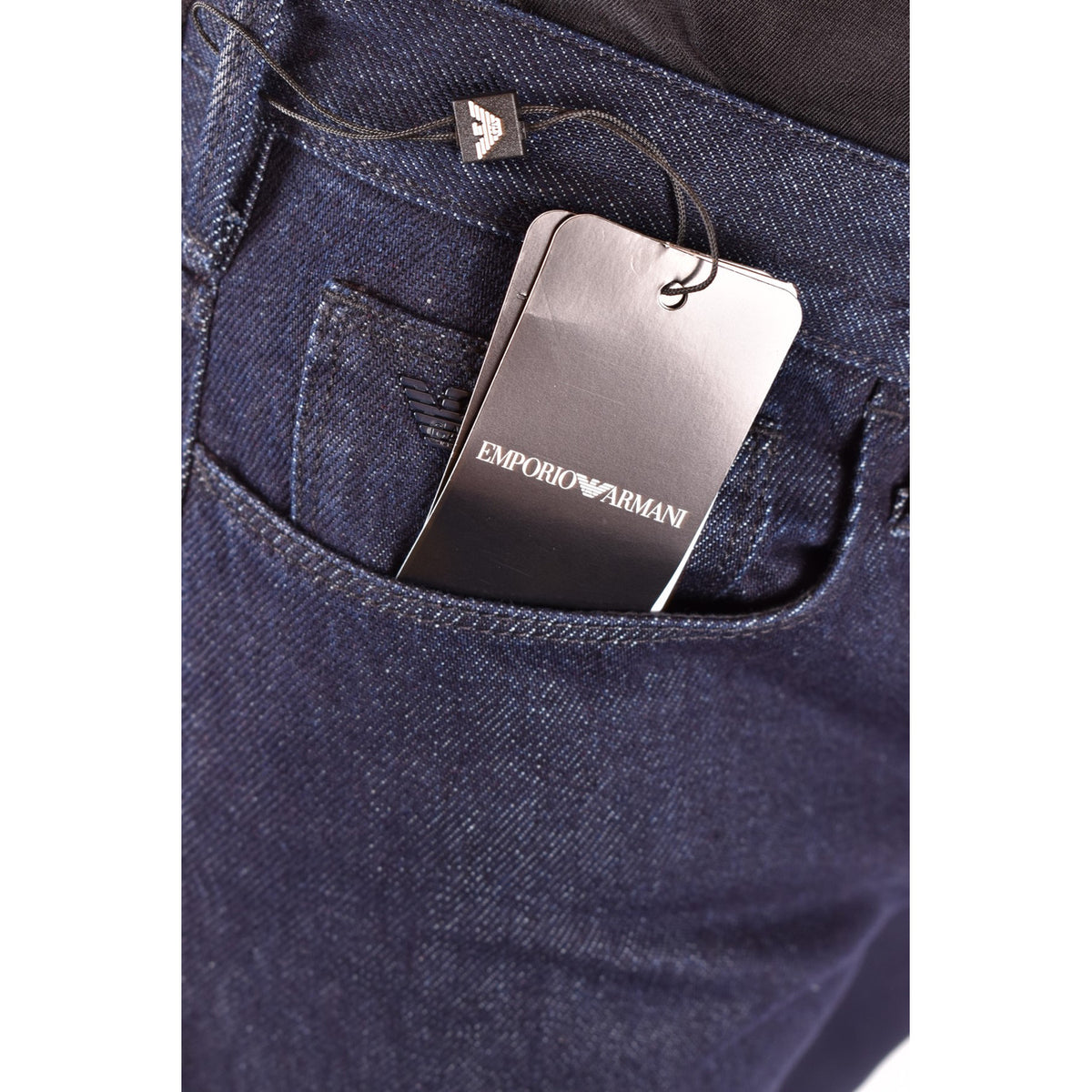 Emporio Armani herenjeans blauw rits en knopen