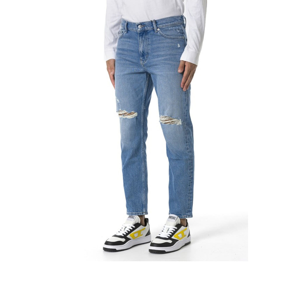 Tommy Hilfiger Jeans herenjeans blauw 98% Katoen 2% Elastaan