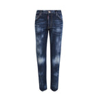 Dsquared2 herenjeans blauw uni