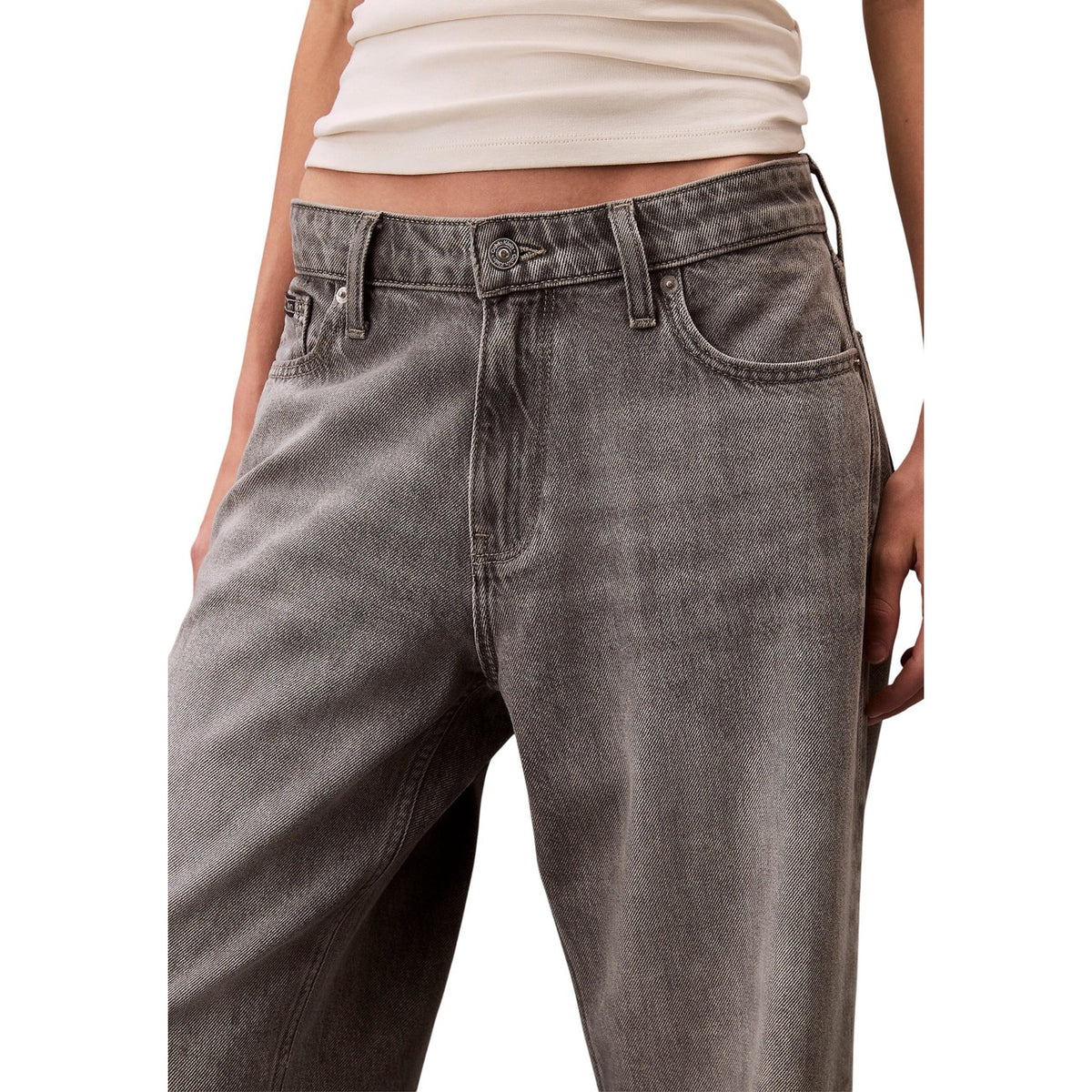 Calvin Klein Jeans damesjeans grijs - productfoto 4