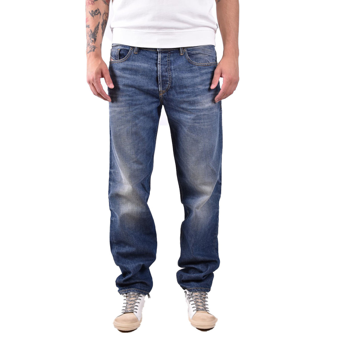 Diesel herenjeans blauw