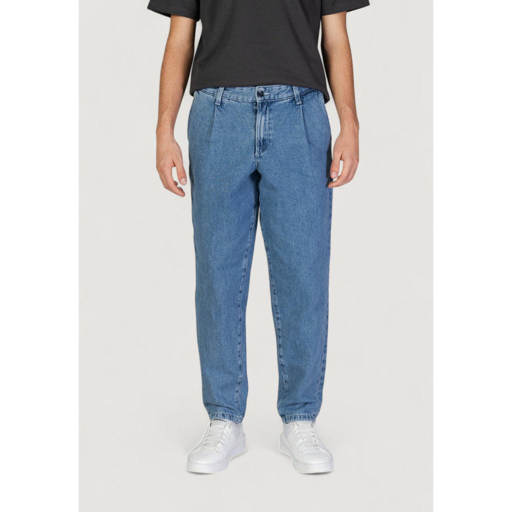 Jack & Jones herenjeans blauw rits en knopen
