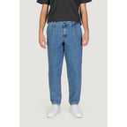 Jack & Jones herenjeans blauw rits en knopen