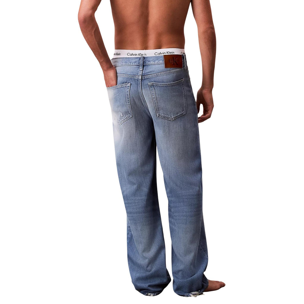 Calvin Klein Jeans herenjeans blauw 50% Lyocell 50% Viscose