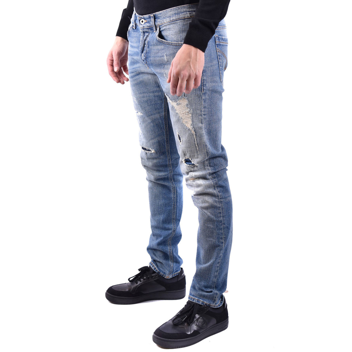 Dondup herenjeans lichtblauw -gesleten effect -gescheurd effect