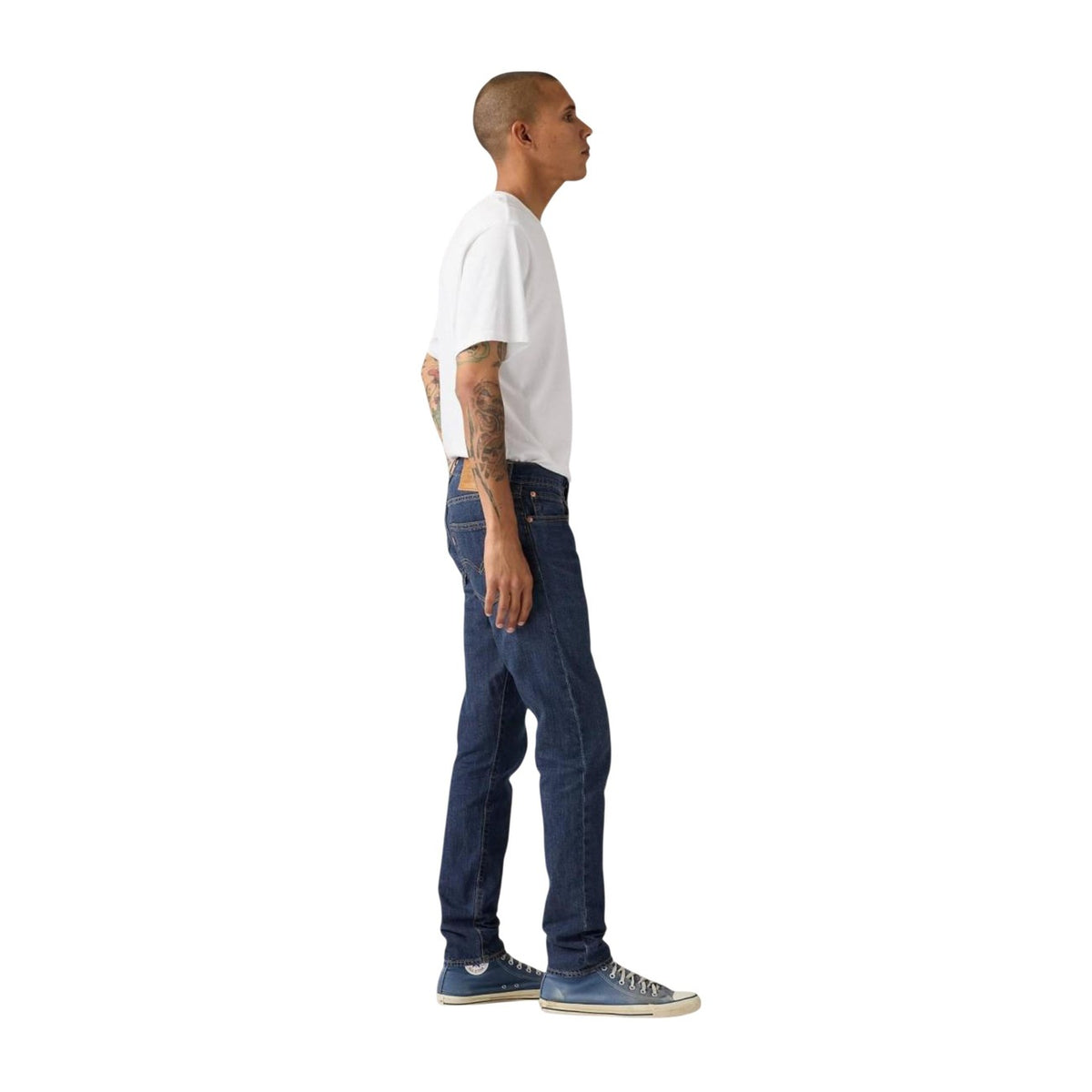 Levi`s herenjeans blauw 81% Katoen 1% Elastaan 18% Linnen