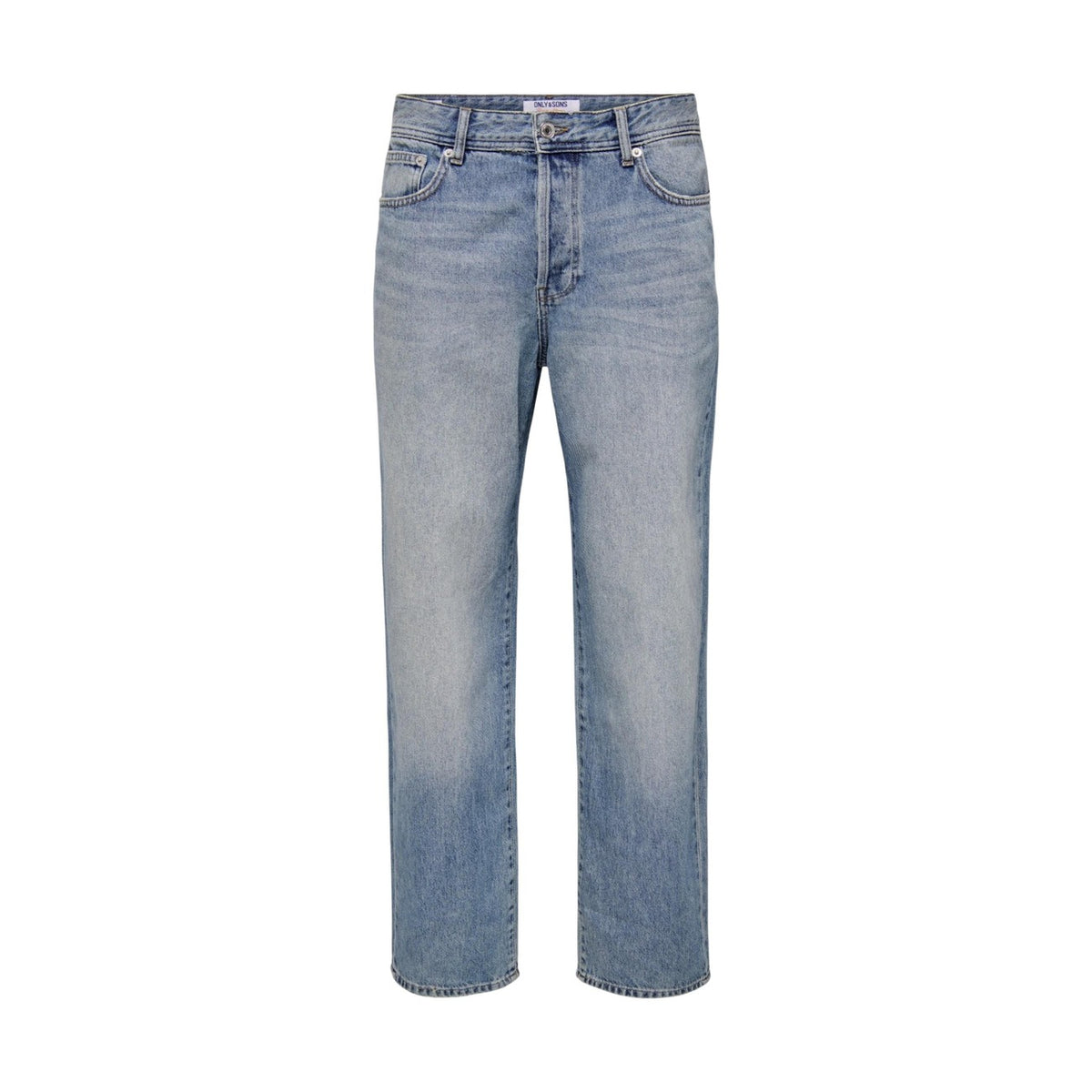 Only & Sons herenjeans blauw rits en knopen
