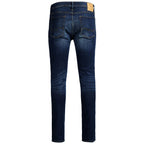 Jack & Jones herenjeans blauw 85% Katoen 2% Elastaan 13% Polyester