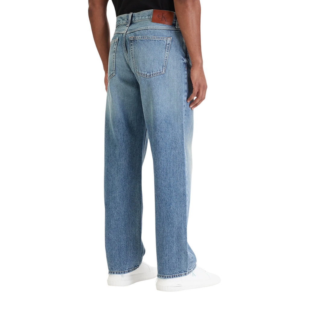 Calvin Klein Jeans herenjeans blauw rits en knopen