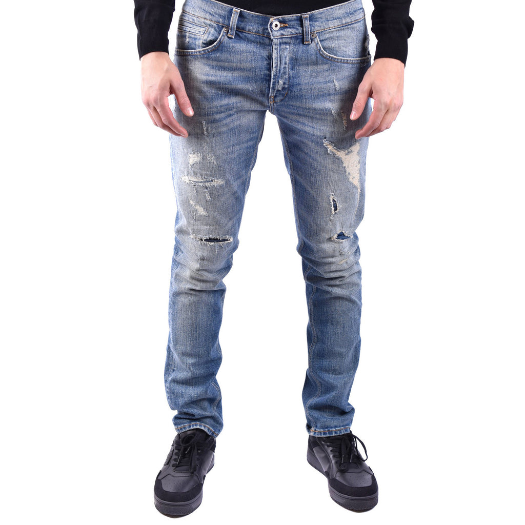 Dondup herenjeans lichtblauw -gesleten effect -gescheurd effect