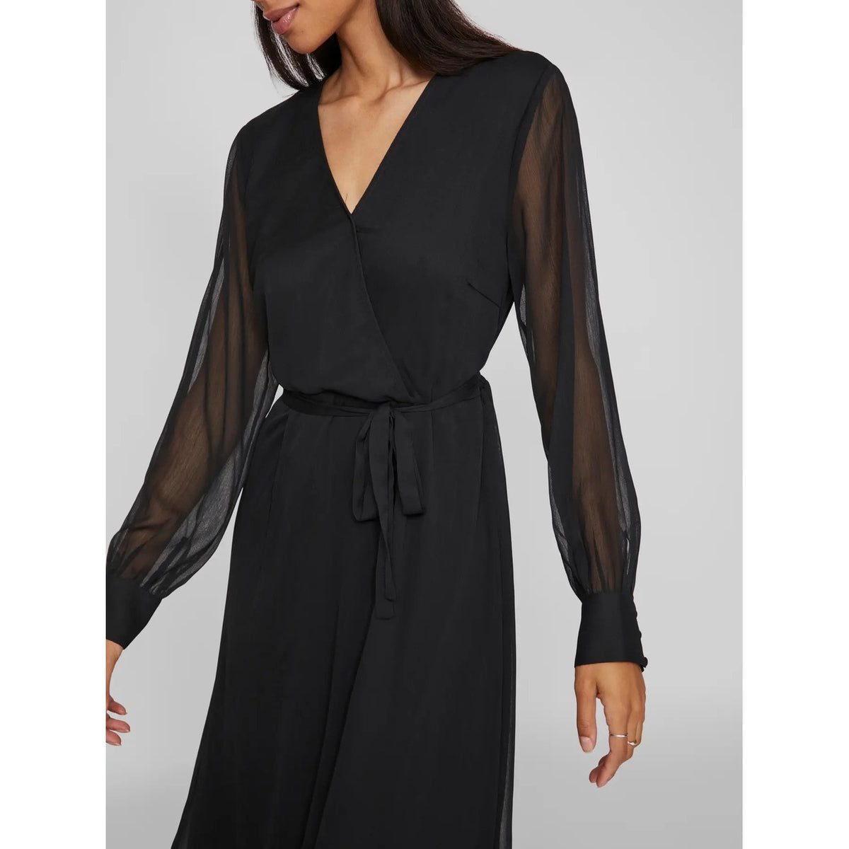 Vila Clothes damesjurk zwart - productfoto 4