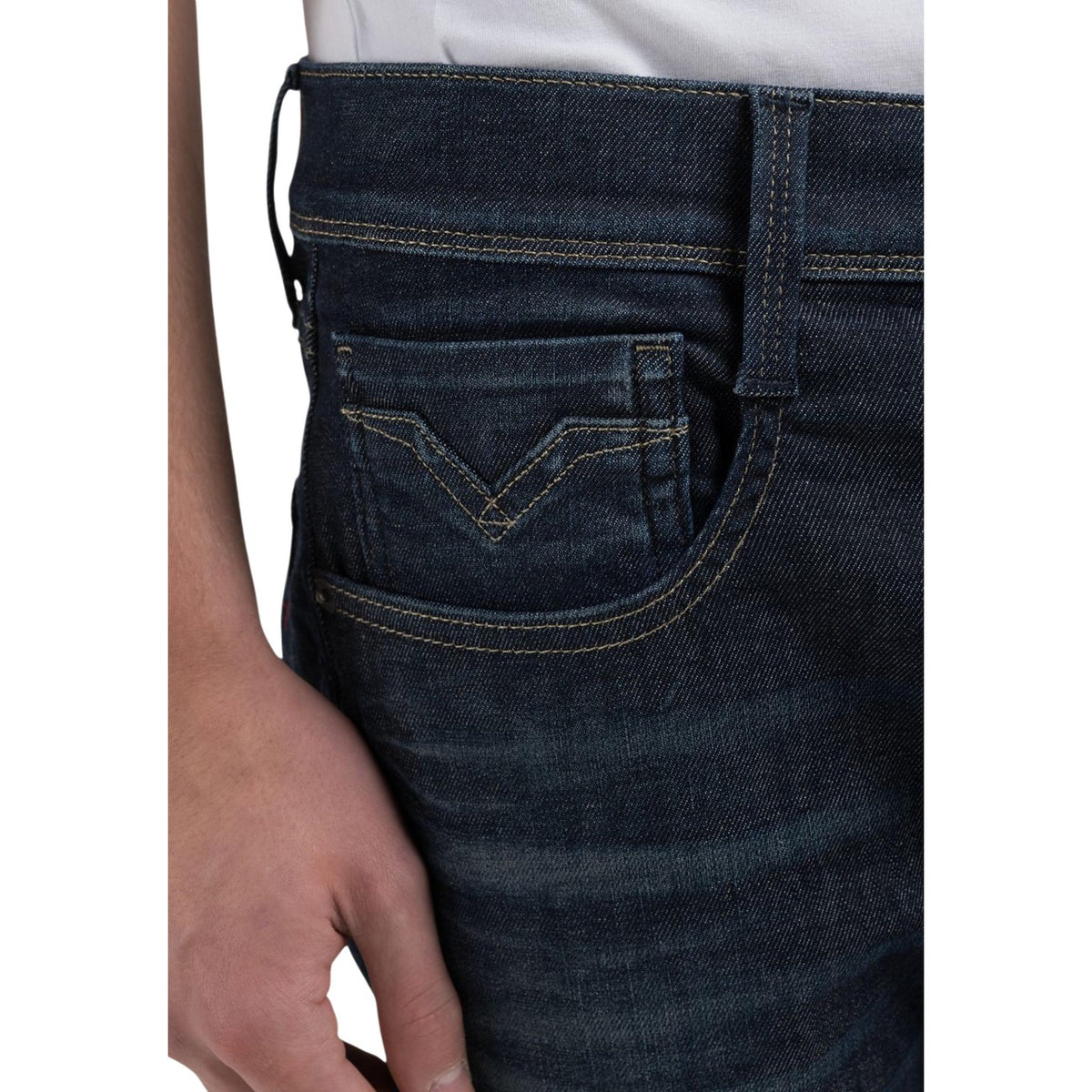 Replay herenjeans blauw voor- en achterzak