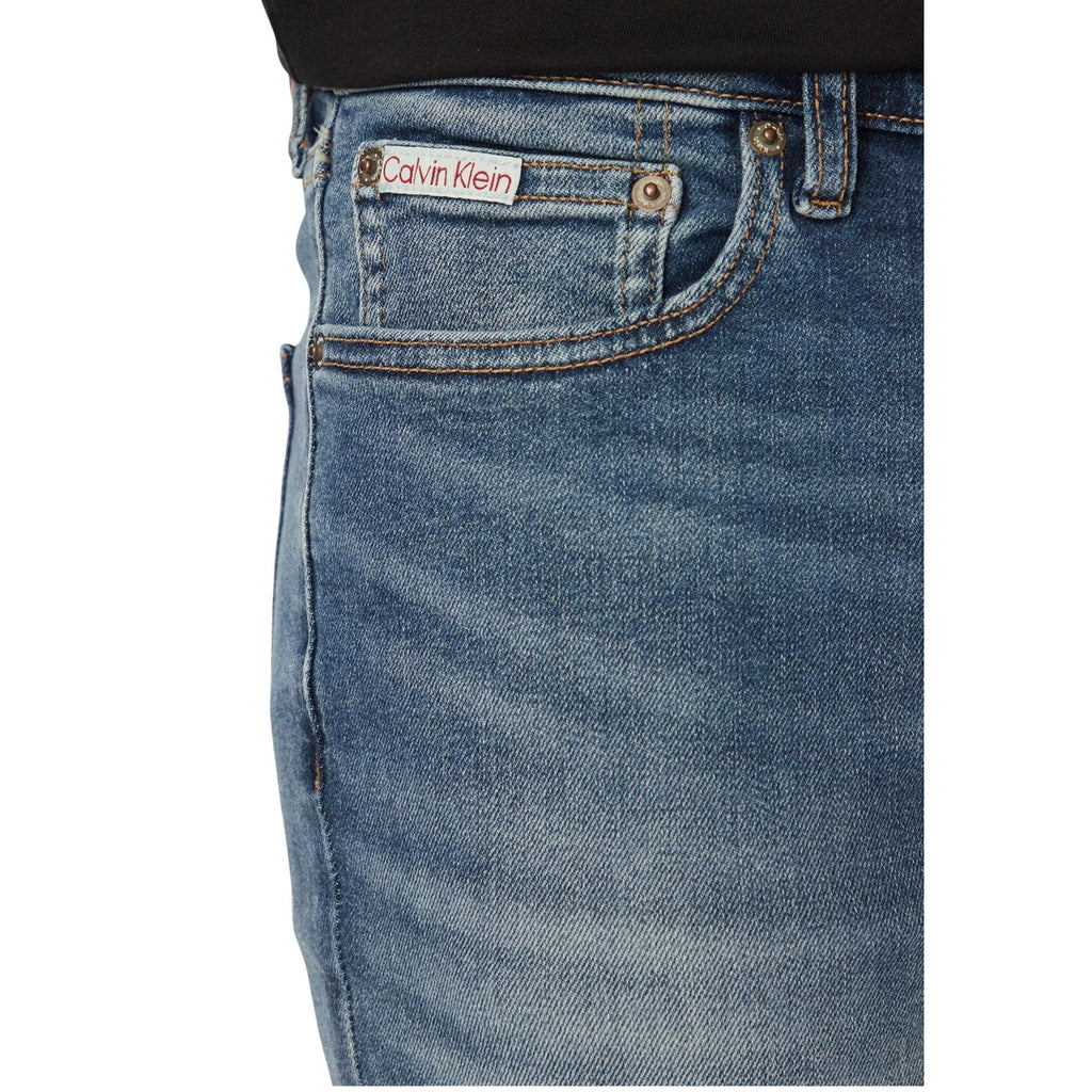 Calvin Klein Jeans herenjeans blauw voor- en achterzak