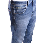 Dondup herenjeans blauw -gesleten effect