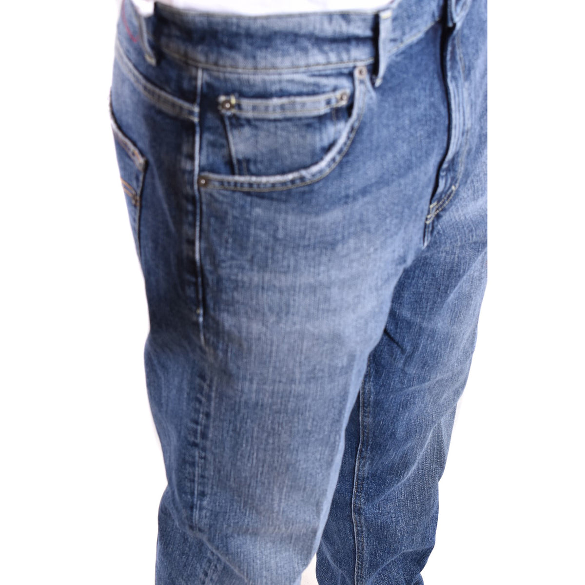 Dondup herenjeans blauw -gesleten effect