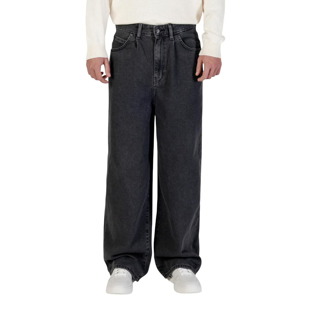 Only & Sons herenjeans zwart rits en knopen