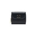 Armani Exchange portemonnee zwart rits en automatische knoop • zakken: binnenzakken • size (cm): w2 x h10 x l12 (cm) • andere details: -binnenvakken