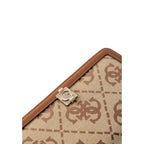 Guess portemonnee beige printje