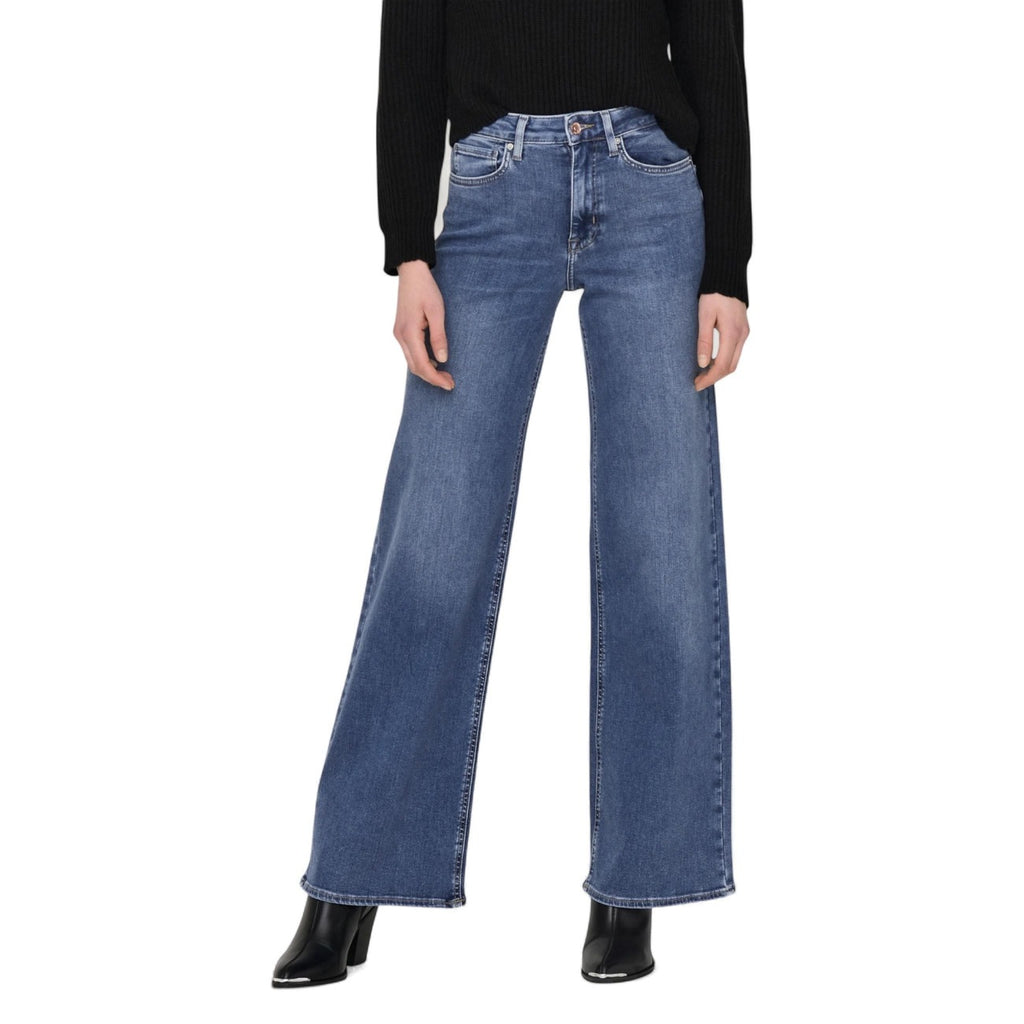 Only dames jeans blauw - vooraanzicht