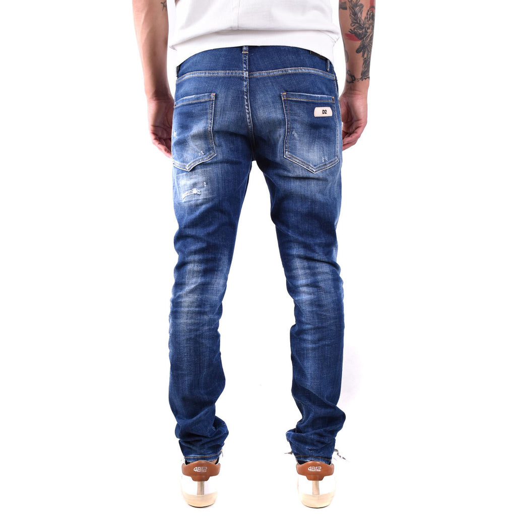 Dsquared2 herenjeans blauw knopen
