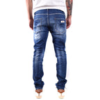 Dsquared2 herenjeans blauw knopen