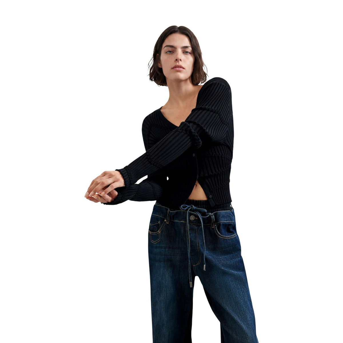 Desigual dames jeans blauw - productfoto 2
