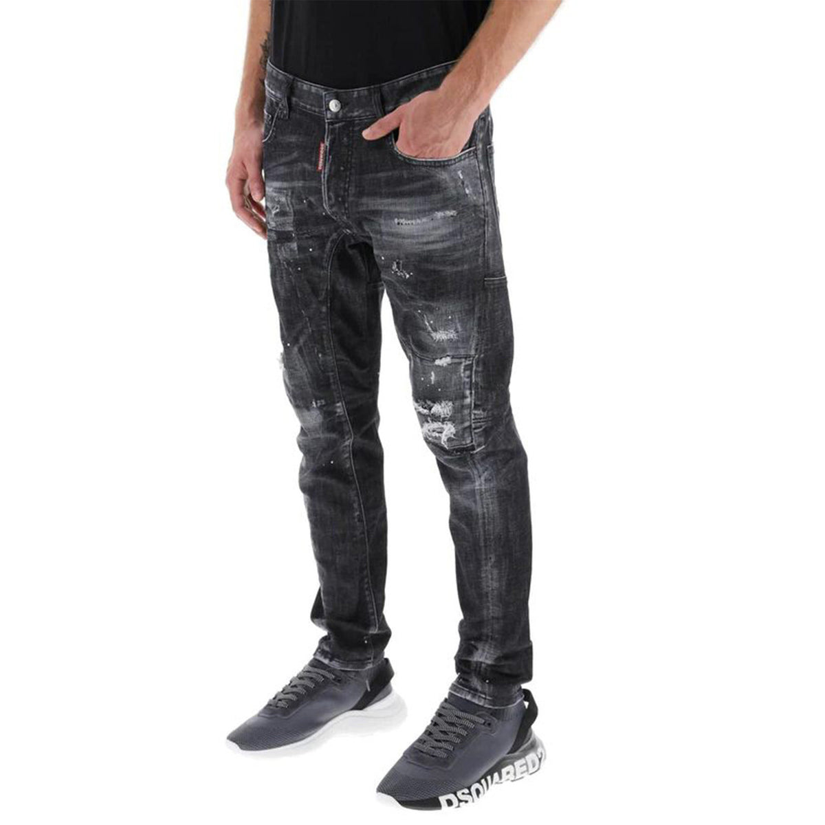 Dsquared herenjeans zwart