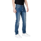 Armani Exchange herenjeans blauw voor- en achterzak