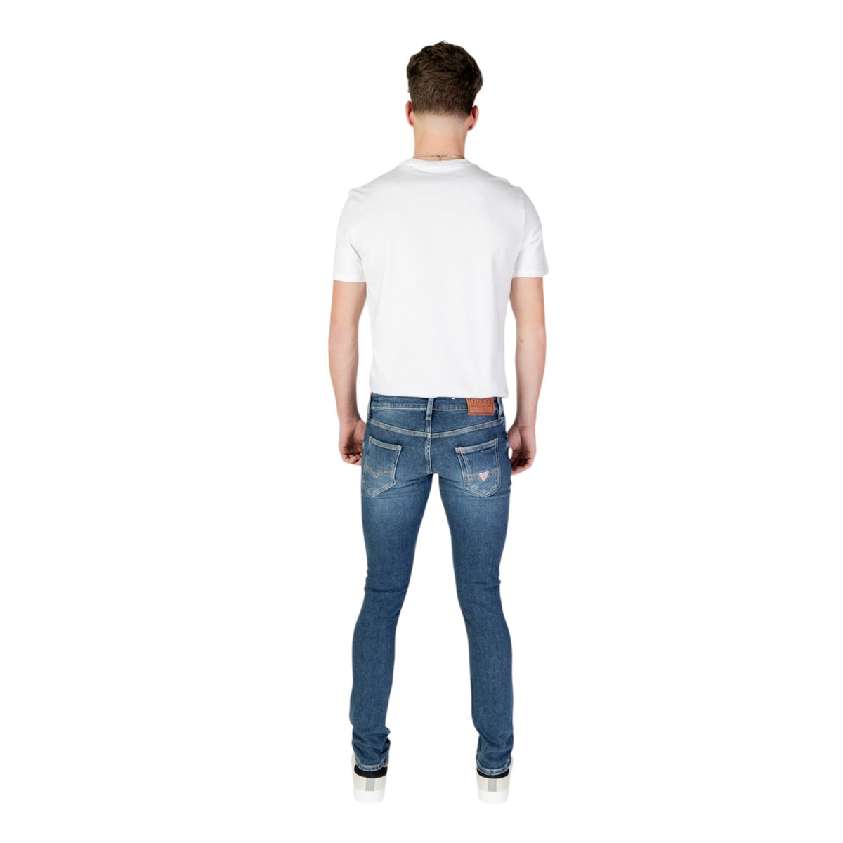 Guess herenjeans blauw -gesleten effect