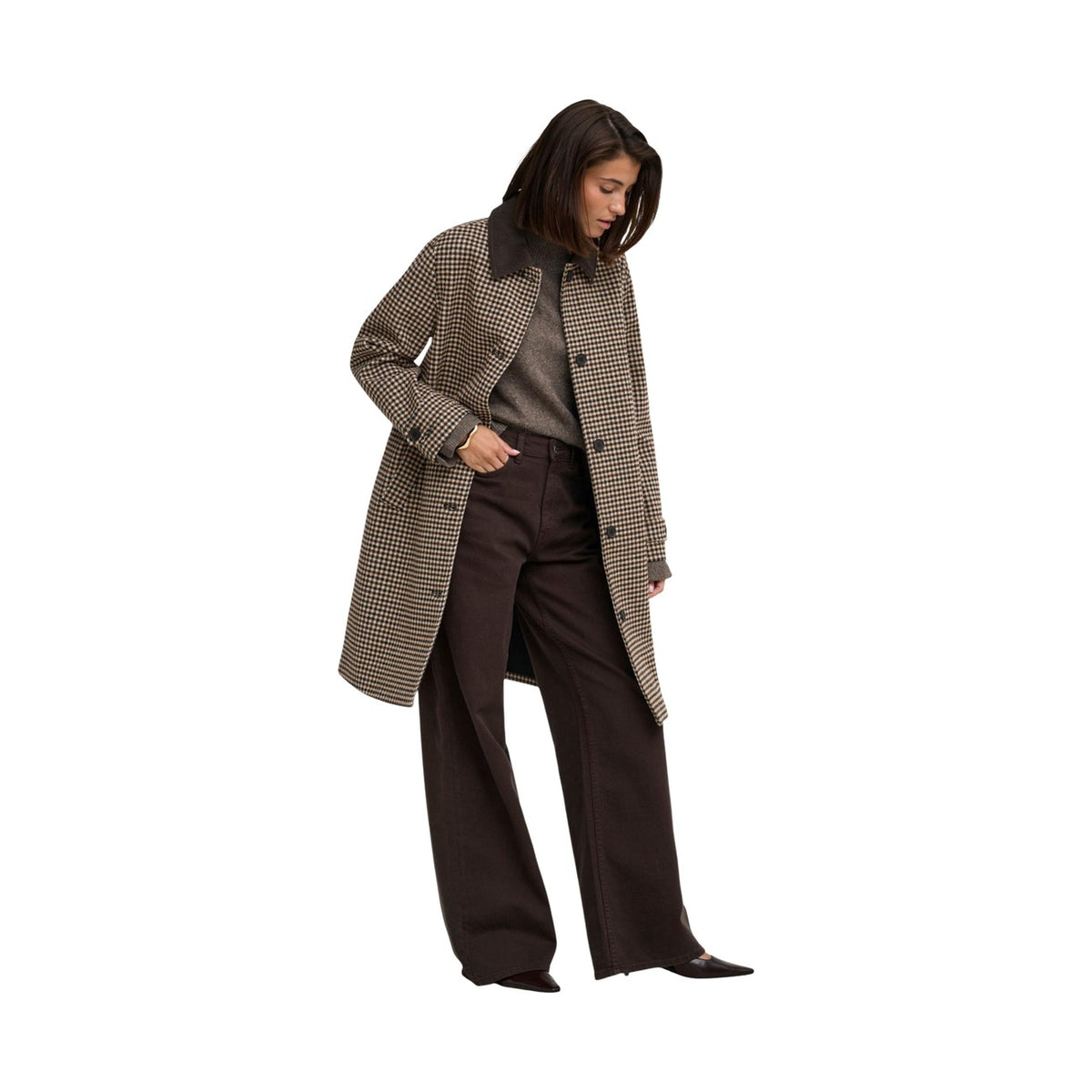 Jacqueline De Yong damesjas bruin - productfoto 4