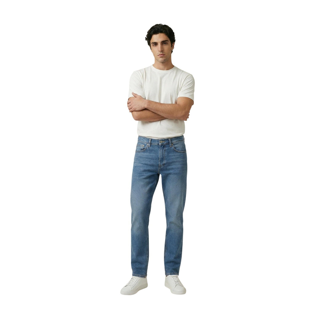 Levi`s herenjeans blauw knopen
