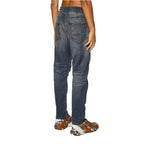Diesel herenjeans blauw veters