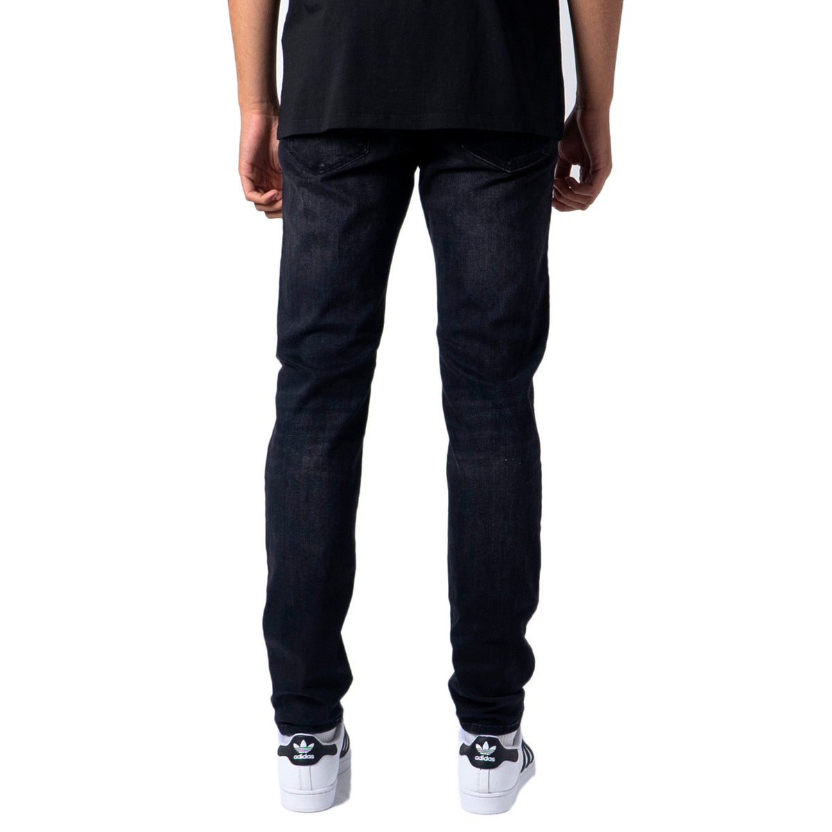 Jack & Jones herenjeans zwart rits en knopen