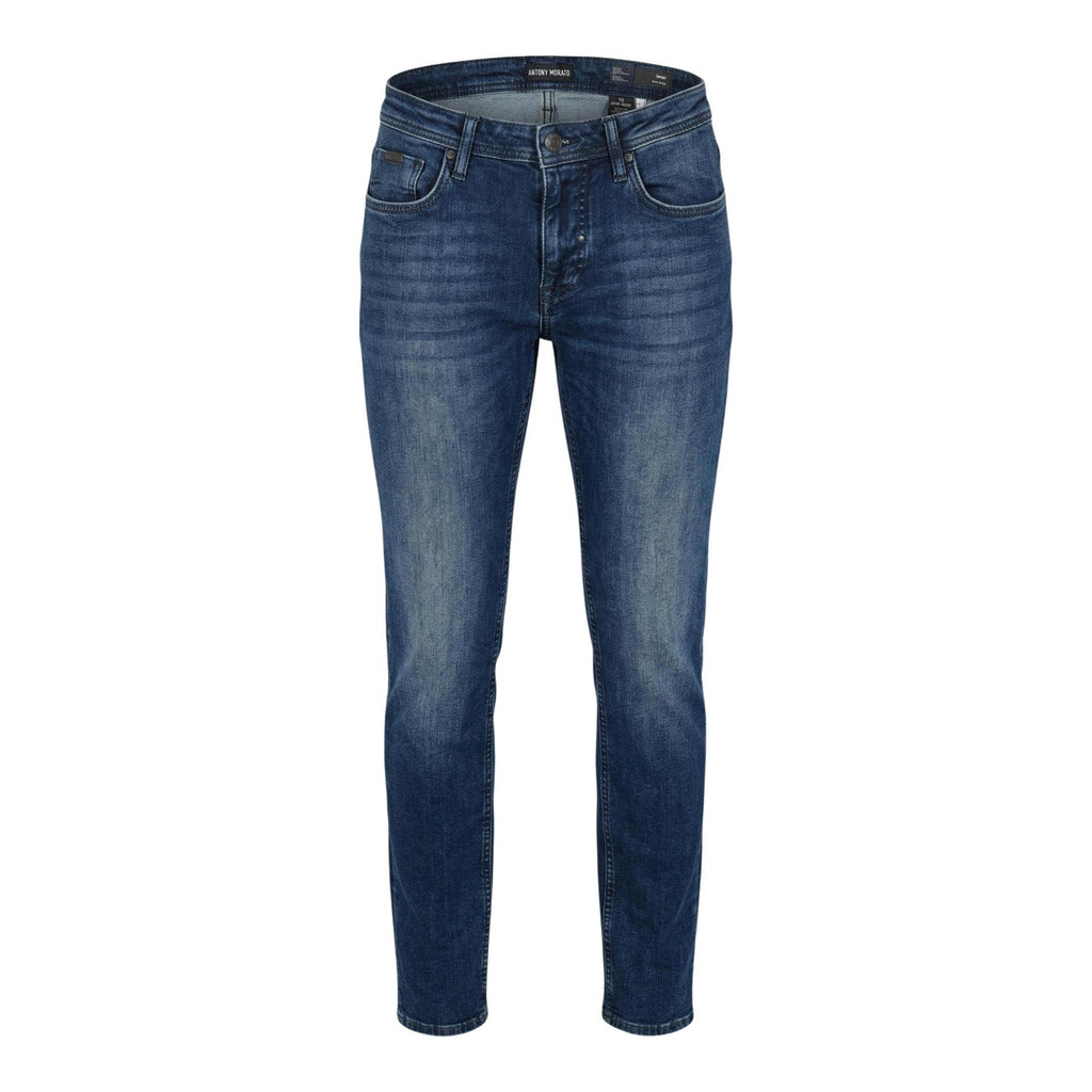 Antony Morato herenjeans blauw rits en knopen