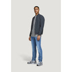 Jack & Jones herenjeans blauw -gesleten effect