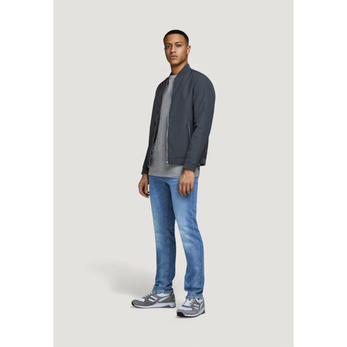 Jack & Jones herenjeans blauw -gesleten effect