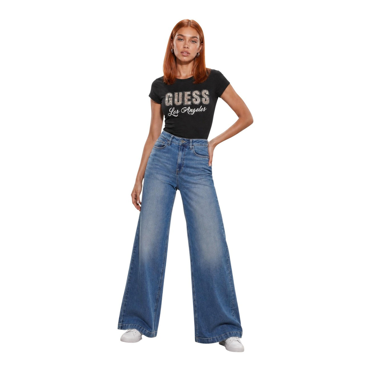 Blauw damesjeans van Guess
