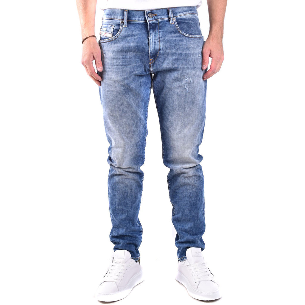 Diesel herenjeans blauw -gesleten effect