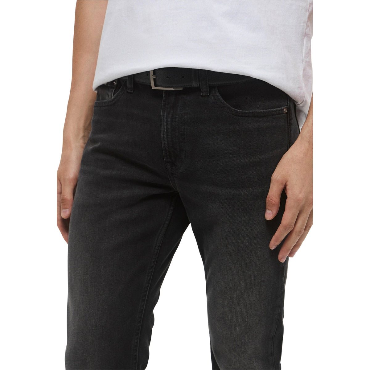 Calvin Klein Jeans herenjeans zwart 78% Katoen 20% organisch katoen 2% Elastaan