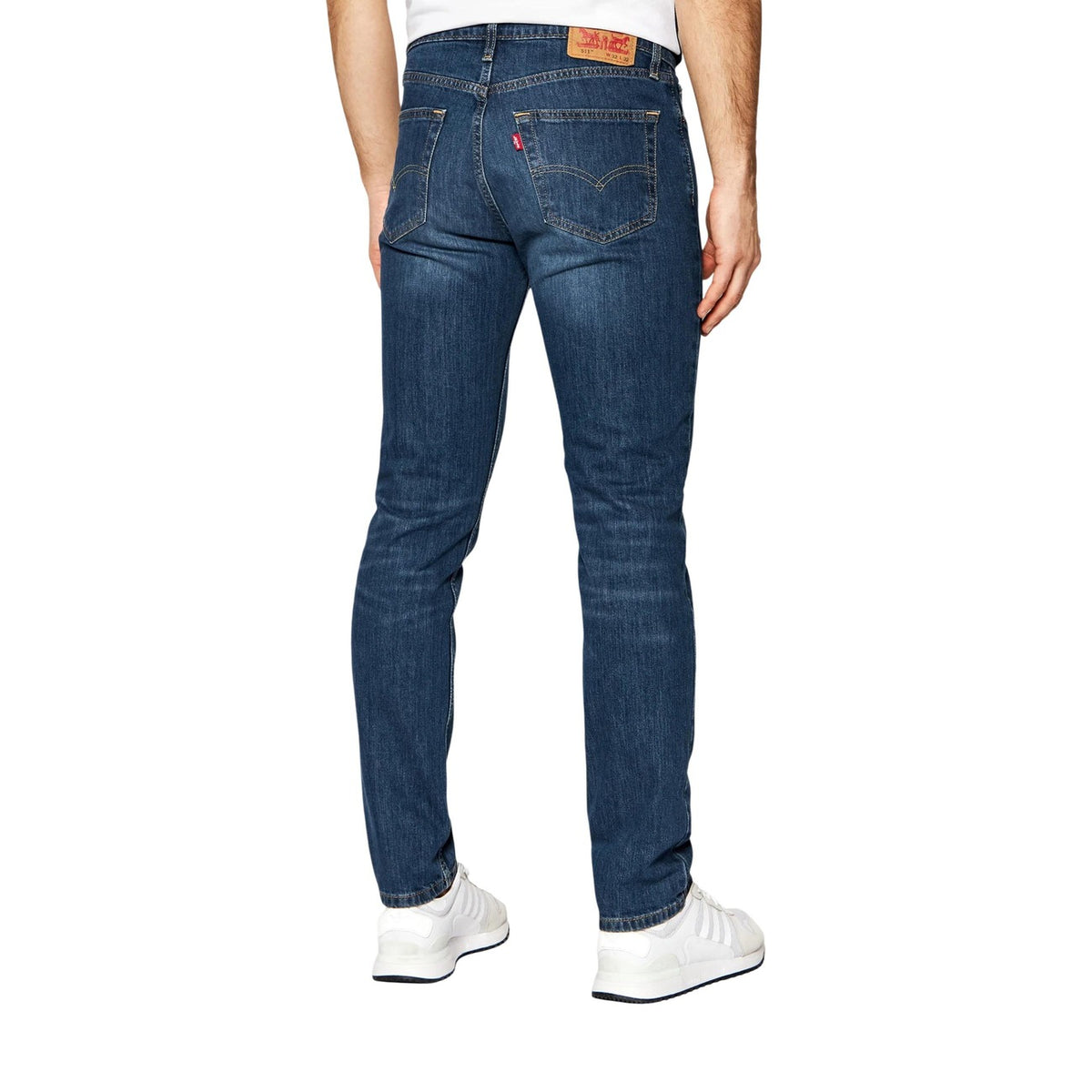 Levi`s herenjeans blauw rits en knopen