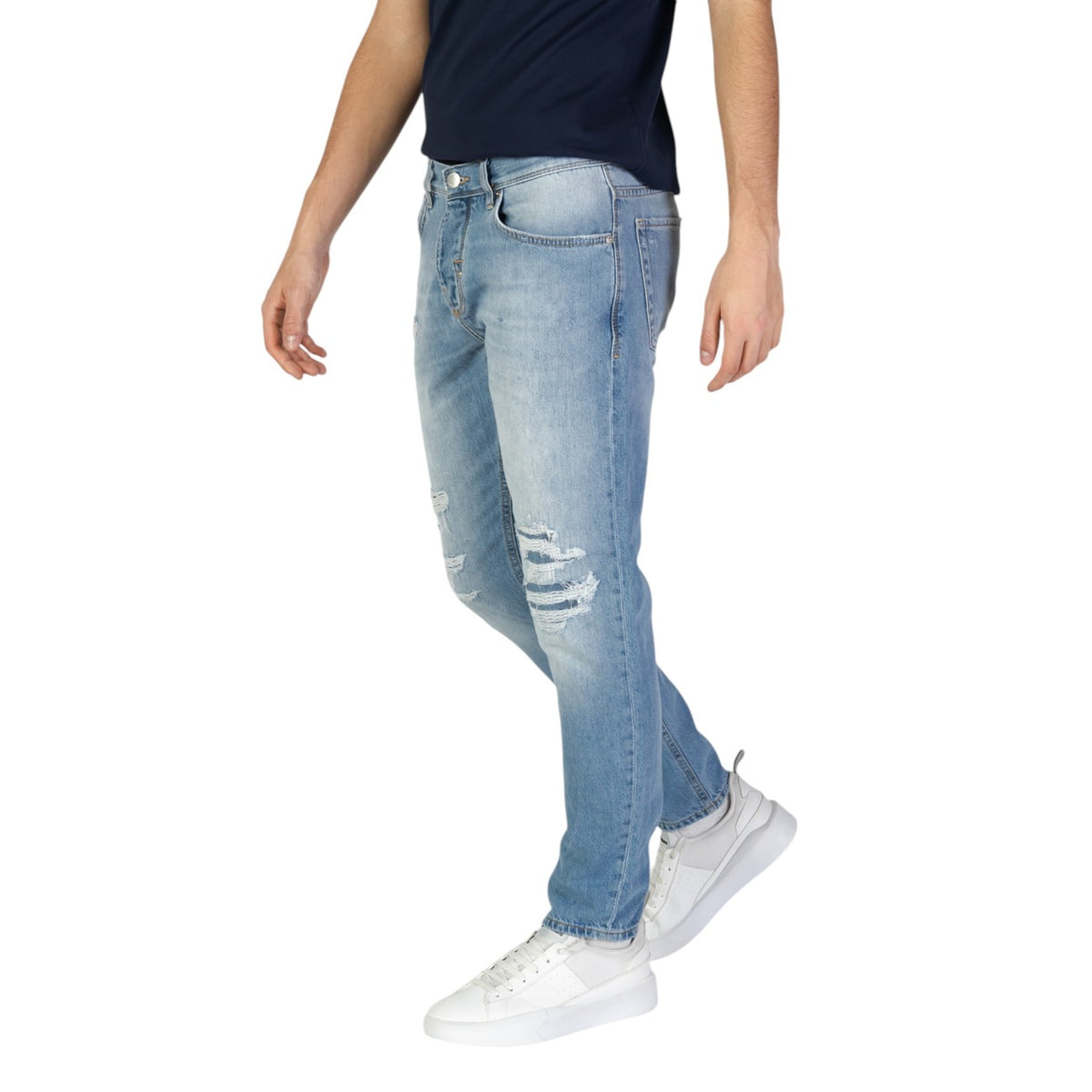 Antony Morato herenjeans blauw uni