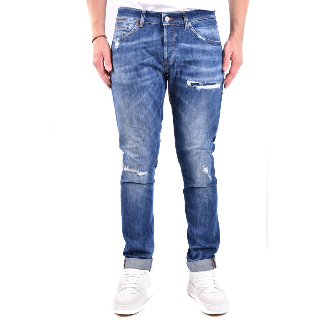 Dondup herenjeans blauw -gesleten effect -gescheurd effect